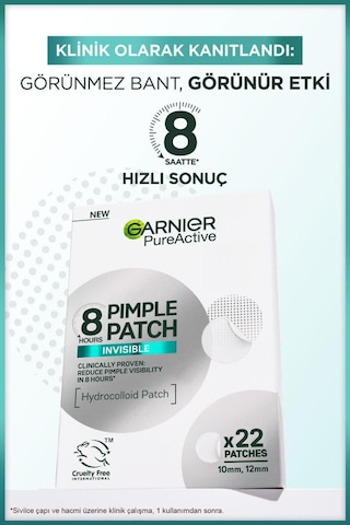 Pimple Patch 22'li Sivilce Bandı / Hidrokolloid Bant / Akne Karşıtı 22li Bant 8690595211459-10607