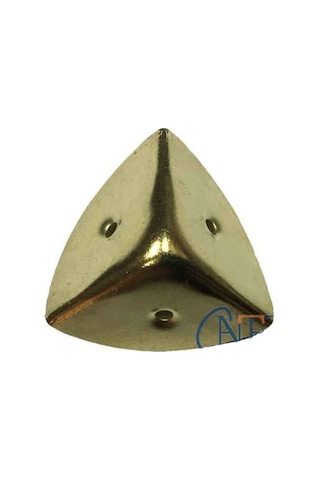 Dekoratif, Kutu, Sandık Köşesi - 45x28 Mm, Büyük, Sarı, 1 Adet