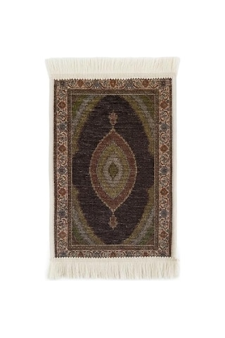 Bybars El Yapımı Osmanlı Desenli Mini Kilim 20x33 Cm Dekoratif Masa Üstü Kilim Türk Motifli Geleneksel Ev Dekoru Püsküllü Vintage Mini Halı Çok Renkli Koyu Renkler Odaklı 7 4 Renk