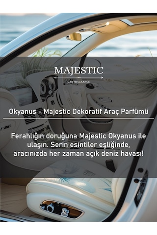 Majestic Oto Kokusu Okyanus 7 Ml - Dekoratif Araç Parfümü
