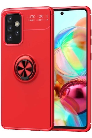 Galaxy A52 Kilif Zore Ravel Yüzüklü Silikon Kilif 484334078