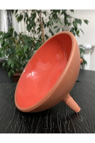 Athstore Seramik Ayaklı Sırlı Çömlek Kedi Maması Kabı