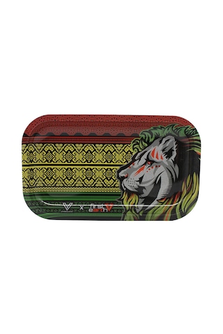 Büyük Metal Tepsi Leon Mavi