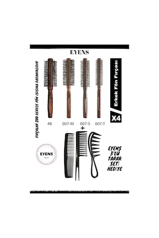 Elsa Professional 4 Lü Erkek Tarama Serisi Seti+3x Wax Tarağı