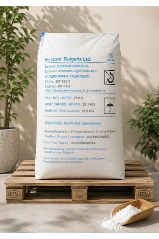 Şişecam Çamaşır Sodası Sodyum Karbonat 25 KG