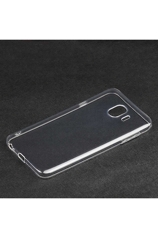 Samsung Uyumlu Galaxy J2 Core Kılıf Zore Süper Silikon Kapak Renksiz