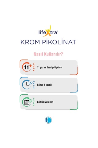 Lifextra Krom Pikolinat 90 Kapsül