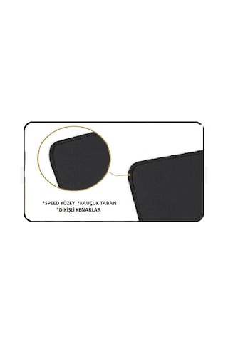 Azemax 3mm 90x40 Oyuncu Mouse Pad Forza 2 Desenli Speed Yüzey