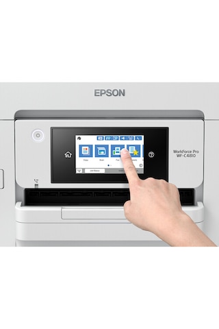 Epson Workforce Pro Wf-c4810dt Beyaz Çok Fonksiyonlu Yazıcı Fakslı Profesyonel Yazıcı