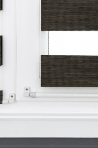 Briz Zebra Perde Cam Ve Balkon Kapı Perdesi Acı Kahve