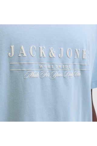 Jack & Jones Jack&jones Savona Branding Erkek Mavi Tişört