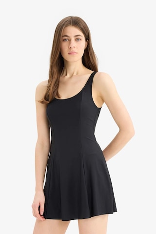 Defacto Regular Fit Etekli Mayo-fall İn Love X7909az25smbk81 Siyah