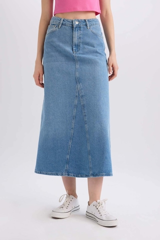 Defacto Fashion Fit Cepli Maxi Jean Etek D4422AX24AUNM28 Mavi