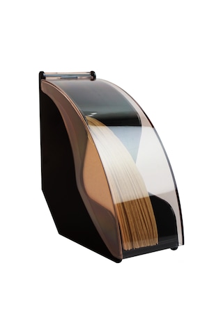 Qingmipy Kahve Filtresi Saklama Kutusu Siyah: Nem Koruyucu Kapaklı, Katmanlı Depolama, Farklı Boyutlarla Uyumlu Seçenek3