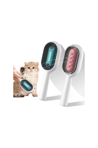 Valkyrie Su Hazneli Kedi Yıkama Fırçası Kedi Tarağı Sulu Yeni Nesil Pembe