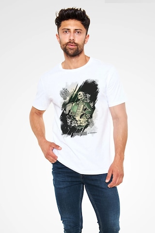Adrift Opeth Baskılı Unisex Beyaz Tişört Beyaz