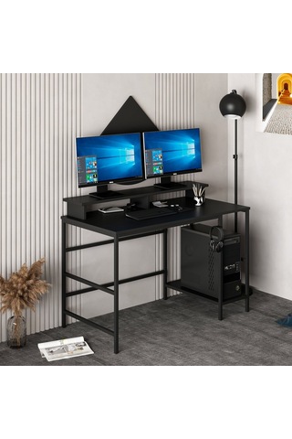 Minarmobilya Minar Greta Çalışma Masası Modül2 - Mat Siyah