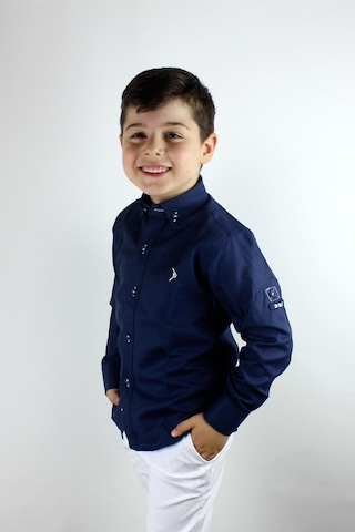 Doctor Junior Erkek Çocuk Gömlek Uzun Kol Lacivert