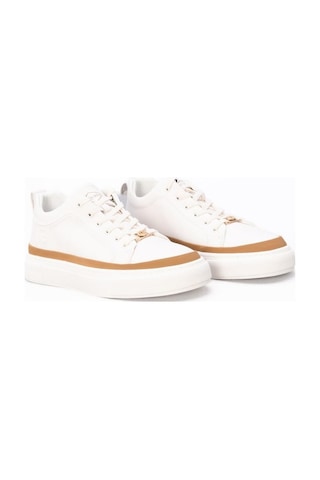 Guja 24k592 Erkek Deri Sneaker Ayakkabı Beyaz