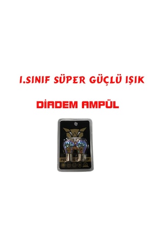 Diadem Ampül Güçlü Işık Tek Duy