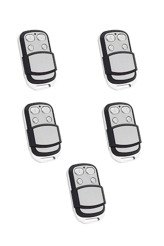 5 Adet - Akıllı Kodlanabilir Otopark Bariyer Garaj Kepenk Kumandası 433mhz