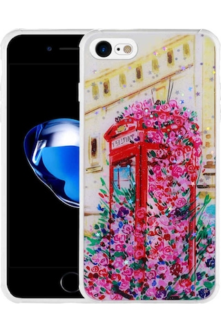 Apple Uyumlu iPhone 12 Pro Max Kılıf Simli Desenli Kamera Korumalı Parlak Zore Popy Kapak Kulübe