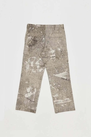 Domrebel Erkekler Için Dropcloth Cargo Pantolon - Rahat Kesim, Ayarlanabilir Alt Açılış Bej