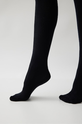 Ozzy Socks Kadın Pamuklu Külotlu Çorap Siyah