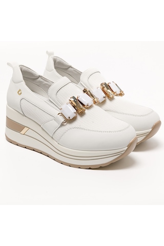 Sneaker Günlük Kadın Diğer 2l5548dm Donna Serena Tomaıa 5548dm Bianco Platino Bianco Platino Beyaz - Altın
