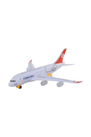 Birlik Oyuncak Pilli Işıklı Türk Hava Yolları Yolcu Uçağı 35 Cm Ch-132tk