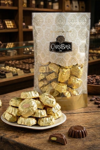 Gold Çiçek Baton Antep Fıstıklı Çikolata 1kg
