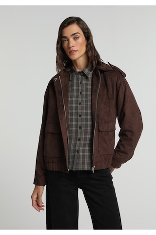 Colin's Colins Fashion Fit Fermuarlı Astarlı Kadın Kahverengi Ceket Cl1081199 Q1.v1 Brw