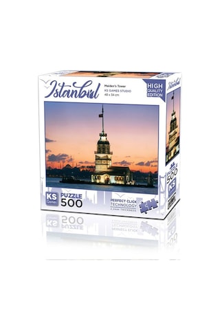 20059 Kız Kulesi Gün İstanbul 500 Parça Puzzle -ks Puzzle