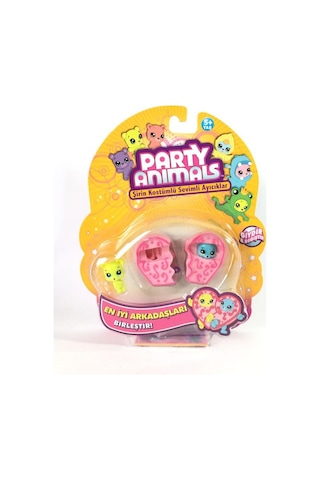 Party Animals 3'lü Figür Set - 60725