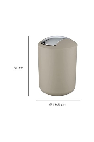 2'li Çöp Kovası Bej Brasil Model 18 X 15 - 31 X 19,5