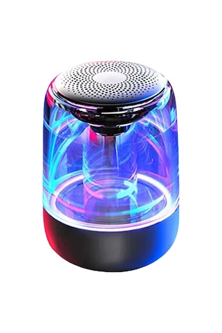 Singree Kablosuz Bluetooth Hoparlör - 7 Renkli Led Işık, Tws Stereo Ses, Taşınabilir, 8 Saat Çalma Süresi