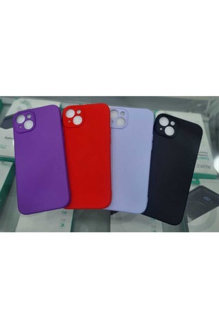 Apple Uyumlu iPhone 15 Plus Lansman Siyah Kılıf Lansman Siyah