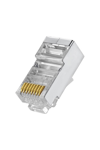 Cat6 Metal Rj45 Jack Konnektör Uç Lan Ethernet Jak 100 Adet