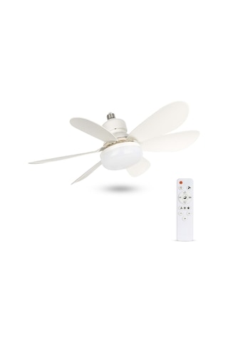 Shoamı T0522 Kumandalı Aydınlatmalı Vantilatör 3 Renk Işık