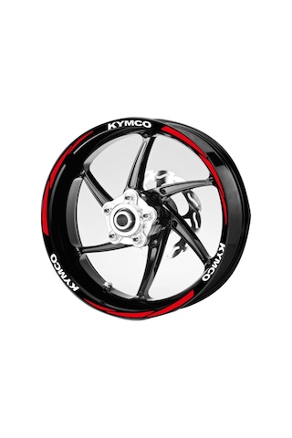 Beyaz- Kymco -Yazılı-3-Parçalı-Reflektif -Kırmızı -Jant-Şeridi Beyaz- Kymco -Yazılı-3-Parçalı-Reflektif -Kırmızı -Jant-Şeridi