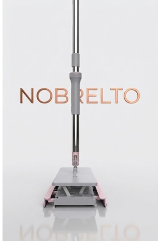 Nobrelto Click Mop 32 Cm Büyük Boy - Kendinden Sıkıştırmalı Pratik Yer Silme Mopu