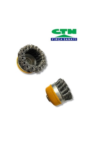 Ctm 100 Mm Eko Burgulu Çanak Fırça 20 Adet