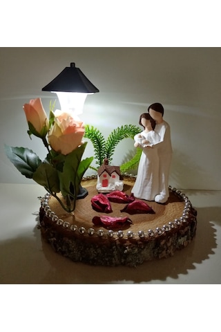 Sarılan Çift Temalı Kütük Teraryum