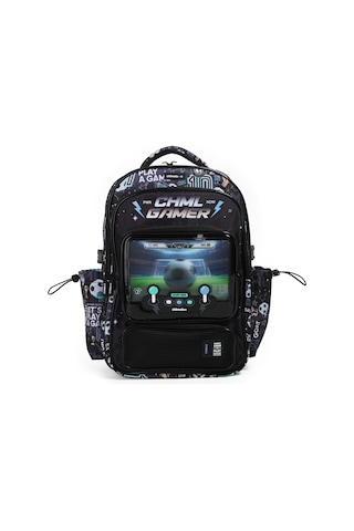Chımola Chml Gamer Futbol Siyah Sırt Çantası 17"