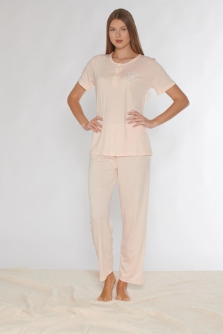 Alperi Kısa Kol Pijama Takımı Viskon 780-54 SOMON