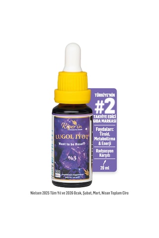 Kiperin Lugol %3 İyot 20 ML