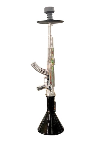 Alüminyum Gövdeli Ak-47 Kalaşnikof Tasarım 90 Cm Premium Nargile Seti Büyük Boy Contalı Sistem 48182075