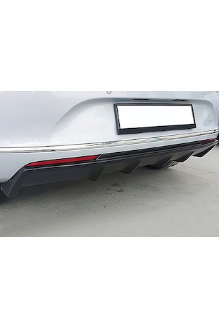 Opel Astra J Hb Rieger Difüzör Parlak Siyah Plastik 2012 2013 2014 2015 Arka-difizör-bodykit-ek