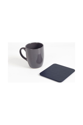 Turgut Office Deri Bardak Altlığı Lacivert 1 Adet Lacivert