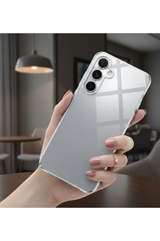 Samsung Galaxy A57 5g İçin Uyumlu Darbe Emici Yumuşak Ultra İnce Sararmaz Şeffaf Kılıf